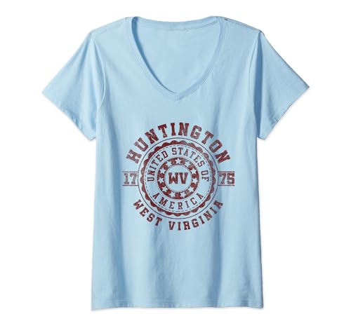 Huntington WV | West Virginia Maglietta con Collo a V