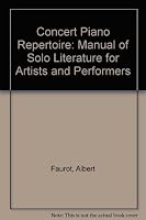 Concert Piano Repertoire 0810806851 Book Cover