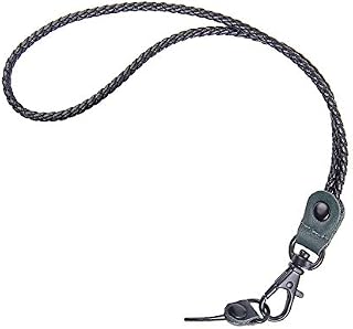 Hand Wrist Lanyard, Aolaso Leather Braided Wristlet Strap Lanyard with Metal Clasp for Key Chain, Camera, Cell Mobile Phone, USB, ID Card Holder