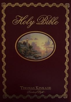 Hardcover HOLY BIBLE, Thomas Kinkade; Painter of Light, New King James Version, Red Letter Edition (Family Reference Edition) Book