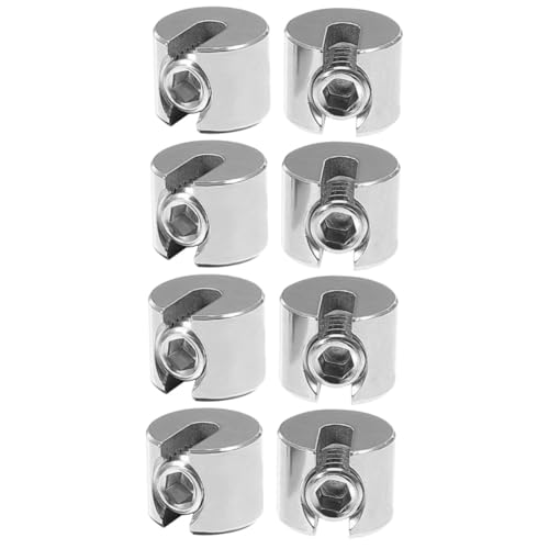 Ciieeo De Acero Inoxidable Abrazadera Soga Clips De Alambre Cuerda De Alambre Clip De Cable Clip De Alambre De Acero Inoxidable Clip De Cuerda 2 Piezas X 4