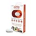 Simple Matters, Ditto Vibrating Notification Device for People with Hearing Loss, Waterproof, iOS & Android Compatible, White