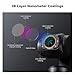 K&F Concept Magnetic Wide Angle Lens & Effect & ND & CPL Filter Set Compatible with DJI Osmo Pocket 3, 4 Pack Wide-Angle Lens CPL Black Diffusion 1/4 ND2-32 Filters, HD Optical Glass/Multi-Coated