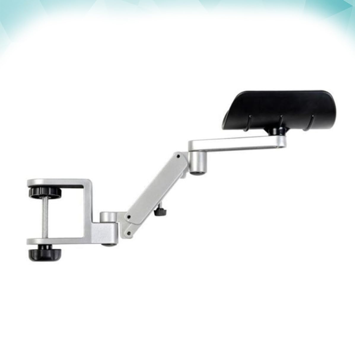SOIMISS Support de Poignet Ergonomique Aidant à Maintenir une Position Correcte en Alliage D'aluminium Argenté Design Réglable pour Ordinateur Bureau