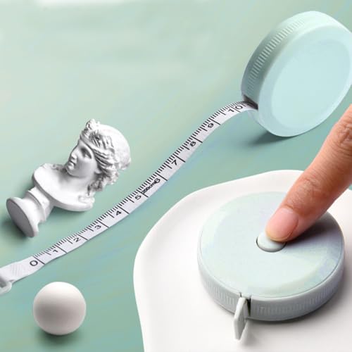 Cinta métrica retráctil de tela 150 cm para costura miniatura 3