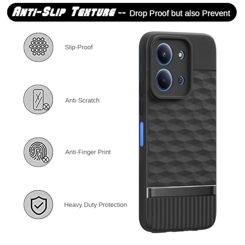 Image of Shockproof Case for Mi Redmi 15C 4G / 15C 5G | Full Camera Protection | TPU Flexible Back Cover for Mi Redmi 15C 4G / 15C 5G (Matte Black)