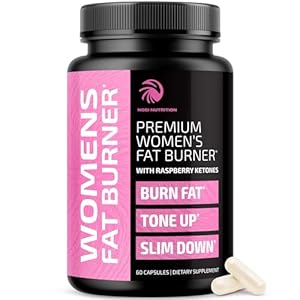 Weight Loss Pills for Women | Fat Burners for Women | Metabolism Booster for Weight Loss Supplement with Raspberry Ketones | Appetite Suppressant, Stomach Fat Burner & Weightloss Diet Pills | 60 Ct