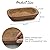 S-SNAIL-OO Decorative Bowl Vintage Wooden Dough Bowls Hand Carved, Farmhouse Country, Restaurant, Cafe Decoration, Place Bread, Fruit, Aromatherapy. (10x6x2in)