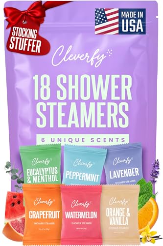 Cleverfy Shower Steamers Aromatherapy – Stocking Stuffers for Teen Girls,
