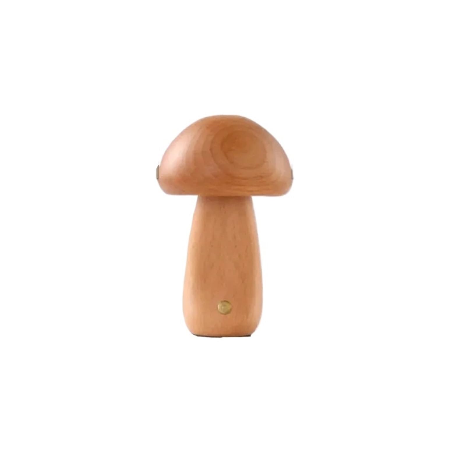 CKAFZMYJQBT Wooden Creative Mushroom Night Light Stepless Dimming Bedside Table Lamp 3 Color Rechargeable Sleeping Nightlights for Room