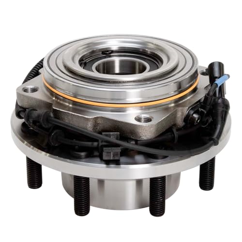 Image of Detroit Axle - 4WD Pair Front Wheel Bearing Hubs for Ford F-350 Super Duty 2008 2009 2010 [DRW] 2 Wheel Hub Bearings Assembly Replacement