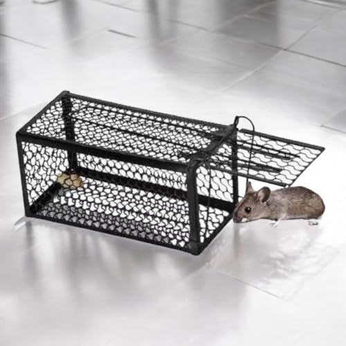 Ratoeira Armadilha Pega Rato Gaiola Grande Com Mola Roedores Captura Eficiente Para Controle De Prag