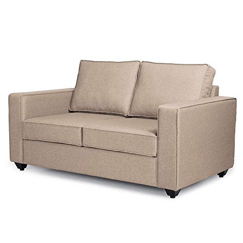 Image of Wakefit Sofa Set | 3 Year Warranty | Sofa 6 Seater, 6 Seater Sofa for Living Room, Wooden Sofa Set, Sofa Set 3+2+1 Seater - Napper(Omega : Pearl)