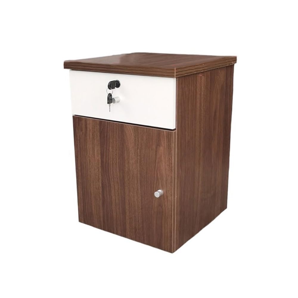 Aioneer Multicolor File Cabinet Locking With Drawer Movable Cabinet Mobile File Cabinet Office Storage Storage Desk Side Small Cabinet Short Cabinet Filing Cabinet-Multi-Colored