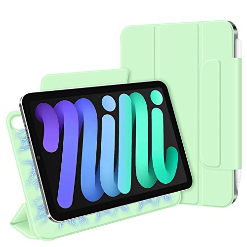 GOOJODOQ Funda Magnética Compatible con iPad Mini 6,Fijación Magnética Cover