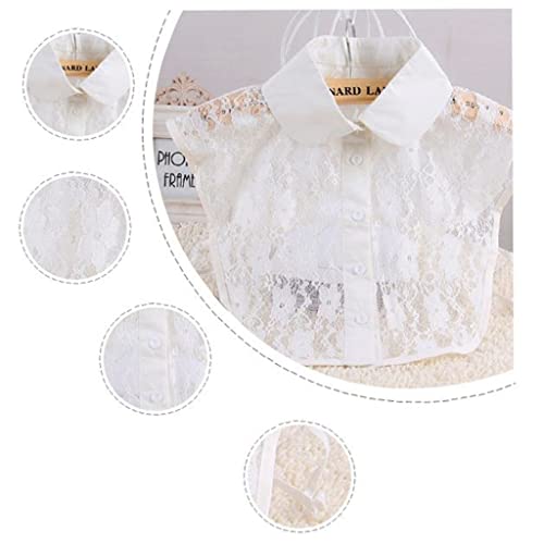 Women Pure Color Lace Detachable Lapel Choker Necklace Shirt Fake False Collar (C,One Size) steampunk buy now online Women Pure Color Lace Detachable Lapel Choker Necklace Shirt Fake False Collar (C,One Size) steampunk buy now online