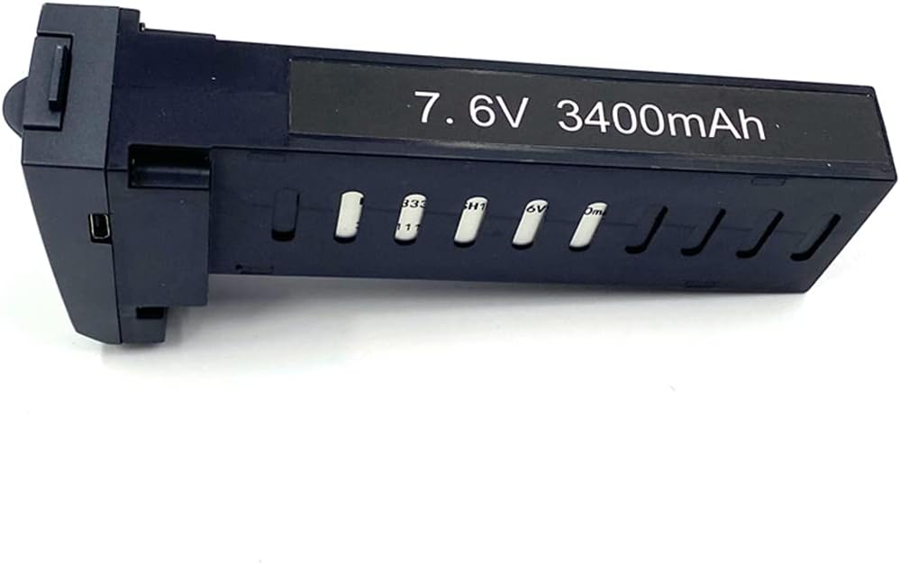 7.6V 3400mAh Rechargeable Lithium Polymer Battery High Capacity for SG906 2/SG906 Drone Upgraded Helicopter Vehicle Li-Po Batteries