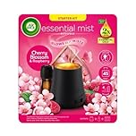 Air Wick Cherry Blossom & Raspberry Essential Mist Kit 20ml, Lasting for up to 45 days per refill, Air Freshener
