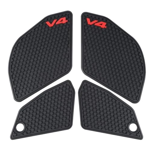 Coussinets réservoir caoutchouc anti-glisse Panigale V4 SP2 autocollants protection latérale