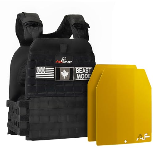 AmStaff Fitness Tactical Weighted Vest (10lb)