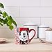 Silver Buffalo Disney Minnie Mouse Rock the Dots Ceramic Mug, 14 Ounces