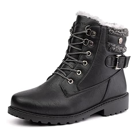 Hitmars Women's Warm Ankle Snow Boots Cover