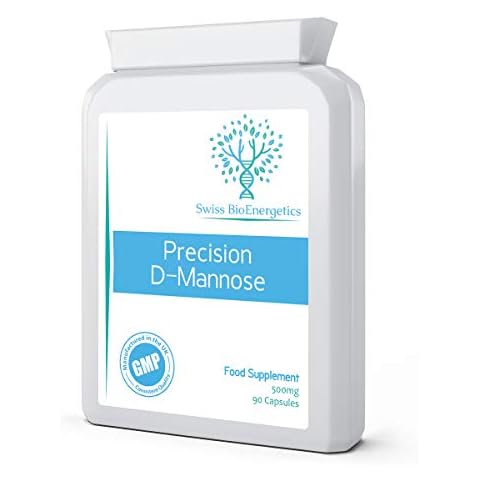 Precision D-Mannose 500mg 90 Capsules - 100% Pure Natural Form Cover