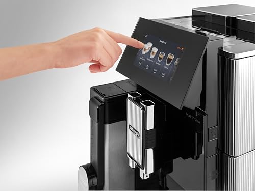 Foto von De’Longhi Maestosa EPAM 960.75.GLM Kaffeevollautomat , 2 cups, Silber/Schwarz