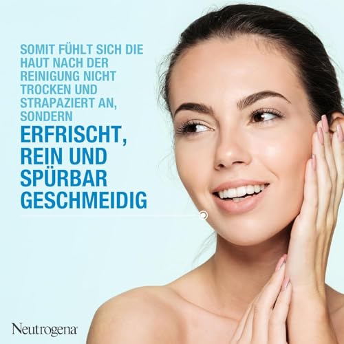 Neutrogena Hydro Boost Aqua Reinigungstücher pflegende Abschminktücher mit Hyaluronsäure auch bei empfindlicher & trockener Haut , 6 x 25 Stück