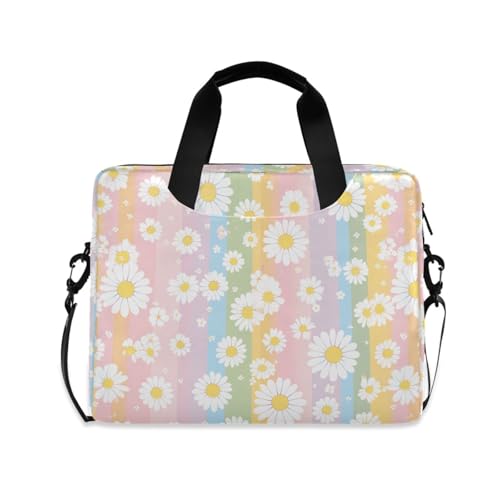 Funda para Laptop 15.6" con Asa y Correa Blanca