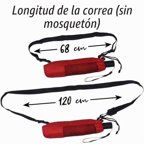 Paraguas de bolsillo XXL iX-brella con bolsa de hombro para lluvia 3