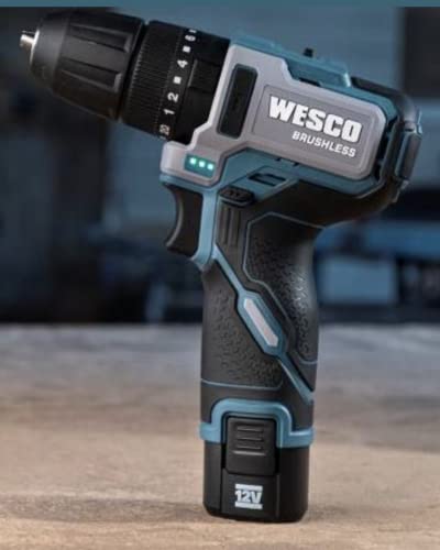 PARAFUSADEIRA E FURADEIRA DE IMPACTO COM 2 BATERIAS MOTOR BRUSHLESS WS2558K2 WESCO