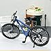 1: 10 Ratio die cast Alloy mini BMX Mountain Bike Finger Bike Model Toy Desktop Decoration Craft Suitable for Bike Enthusiasts, Bike Racers, Children, Boys and Girls 27A (White)