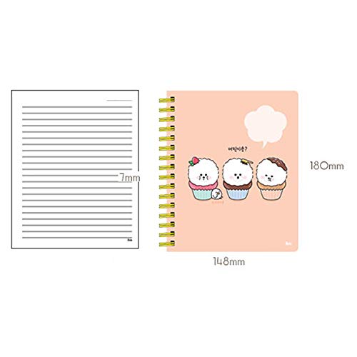 Carnet de notes Bichon Puppy 7mm à spirale pour éviter de perdre vos idées - 3