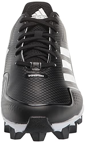 Adidas Men's Icon 7 Md Baseball Shoe, Black/White/White, 9.5 #TOP1