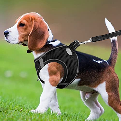 Joytale Step in Dog Harness,Soft Mesh Reflective Breathable Vest Harnesses,Easy Walk Harness with Safety Buckle for Medium Dogs,XL,Black - Image 2