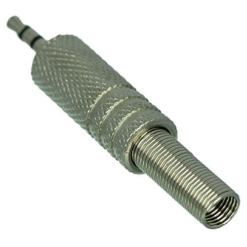 Conector de audio 2.5mm TRS macho, pack de 5 miniatura 2