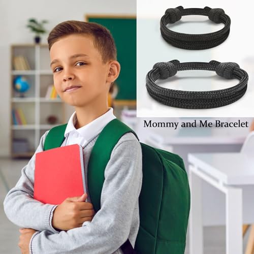 First Day of School Gifts Mommy and Me Bracelets Mother Son Back to School Gifts 7