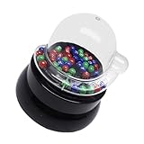 Macchina per jackpot elettrica: macchina per palline del lotto: la macchina per palline del lotto è il regalo divertente per bambini, amici e familiari. saranno molto felici di ricevere questo regalo. adatto per la maggior parte delle persone utilizzare alle feste. questo è un oggetto decorativo per feste molto pratico.