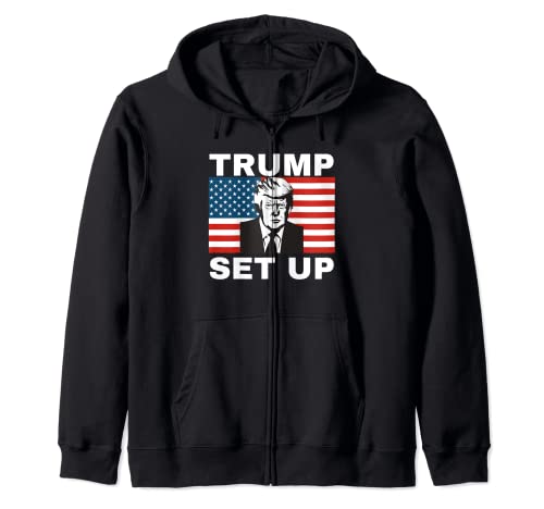 TRUMP CONFIGURAR Pro-Trump Anti-Demócrata Sudadera con Capucha