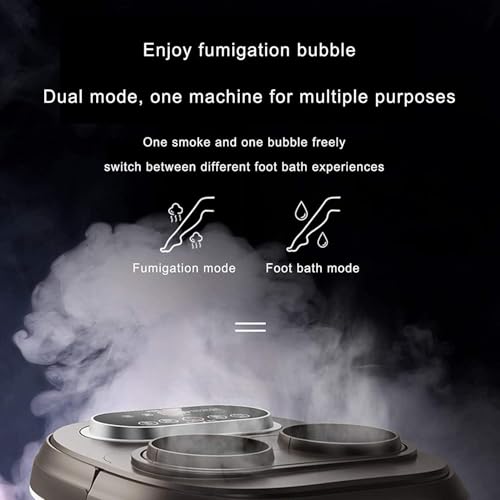 Masajeador de pies con baño y rodillos motorizados, masaje Shiatsu, ducha, calor, control de temperatura, temporizador, pantalla LED y tubo de drenaje para alivio del estrés en pies miniatura 5