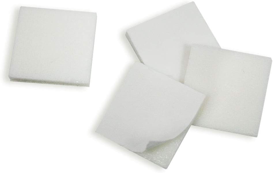 Double Sided Adhesive Foam Squares - 1/16" Thick x 1" x 1" - Box of 300