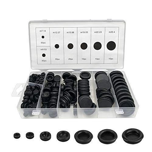 170 Piezas Surtido De Arandelas De Goma Kit De Surtido De Arandelas De Goma Surtido De Anillos De Sellado Para Electricidad Para Tapones Mecánicos, Automóviles, Máquinas, Tuberías De Agua, Bombas