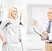 Cornucopia Brands Replacement Crutch Parts Set, Comfortable Gray Rubber Pads Underarm Cushions, Hand Grips, and Feet Caps, Fits Standard Aluminum Crutches