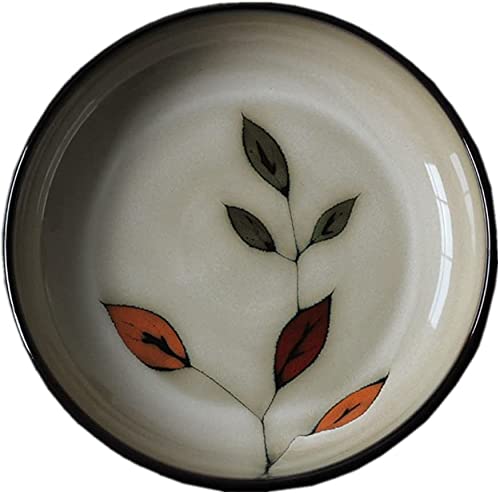 ERoomQ Pasta Bowls Creative Soup Salad Dish Bowl Deep Steak Pasta Plate Fruit Cereal Dessert Plates Mixing Serving Bowls Oven Microwave Safe 8 Inchs Salad Bowls,