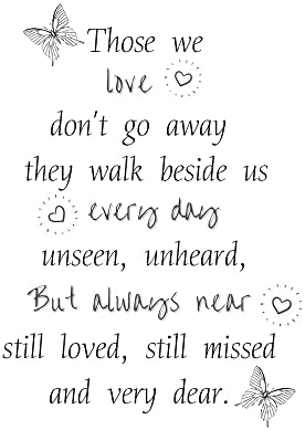 TRIROCKS Memorial Lantern 29cm High Walk Beside Us Memorial Remembrance Lantern with LED Candle and Love Pattern Bereavement Sympathy Gift for Funeral Memorial Service Loss of Loved One (Grey)