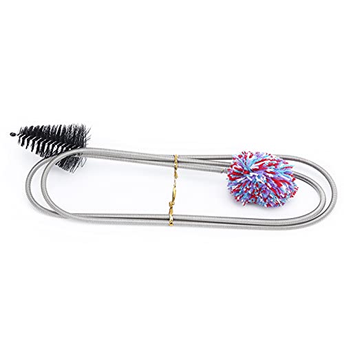 Brosse serpent pour saxophone et outil de nettoyage d'embout