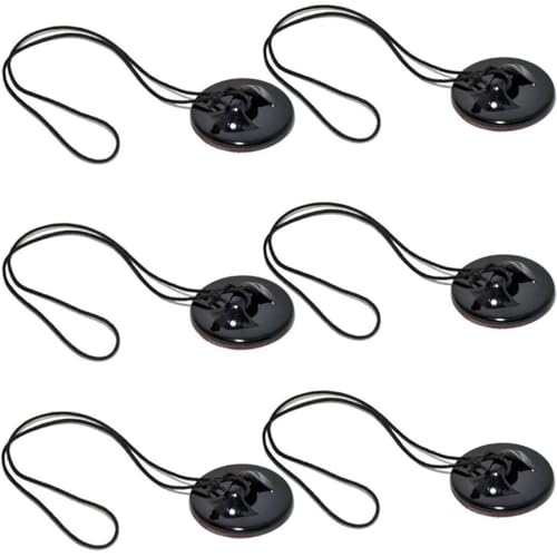 RALSPEC 6 x Action Camera Adhesive Pad Safety Tethers Mount For GoPro Hero Security Leash Anchors Go Pro Dji Osmo Helmet Lanyard