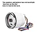 52mm Pointer Tachometer Gauge 6K RPM Tacho Meter IP67 Waterproof Universal Tacho Meter for 1 to 8 Cylinder Motorcycle Car Boat Gasoline Engine