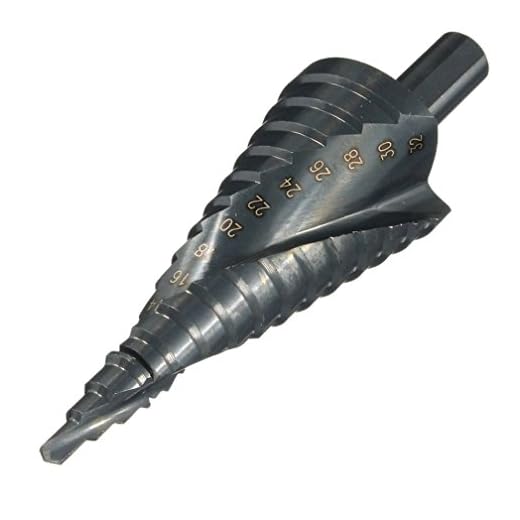 Malayas® Broca Escolonada HSS, Taladro Escolonada HSS, Escalonada Piramidal, Avellanador Cortador de Agujeros de Diámetro de 4mm a 32mm